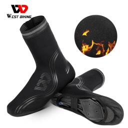 BIKING OCIDENTAL-Cobertura de sapatos de ciclismo, protetor térmico para motocicletas, impermeável e à prova de vento, sapatos grossos, quentes no inverno - Image 1