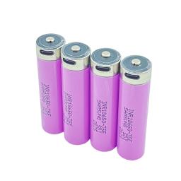 3.7v INR18650-35E 3500mah bateria recarregável li-ion usb TYPE-C porta de carregamento suporta reverso para brinquedos elétricos navalhas - Image 4