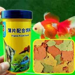 Comida para peixes ornamentais ao ar livre, floco de clareamento, alimento tropical, ração sem água lamacenta, alta qualidade, 40g, 5g, novo - Image 3