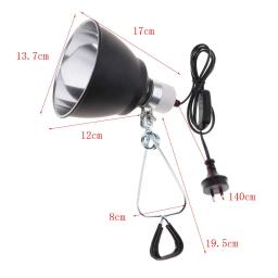 Réptil tartaruga cerâmica aquecimento luz titular, AU Plug, novo, preto - Image 6