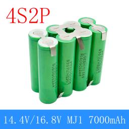 2S1P 1S3P 3S2P 4S2P 5S2P 8.4V 3.7V 10.8V 16.8V 18V MJ1 bateria 18650 3500mAh bateria para 18V chave de fenda bateria - Image 2