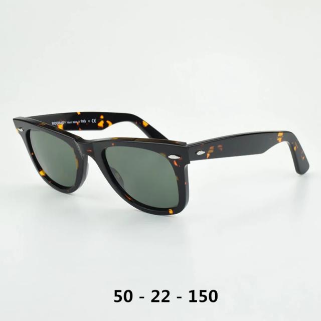 Óculos de Sol Masculino Feminino Quadrado Duplo Rebite UV Acetato Y-2140