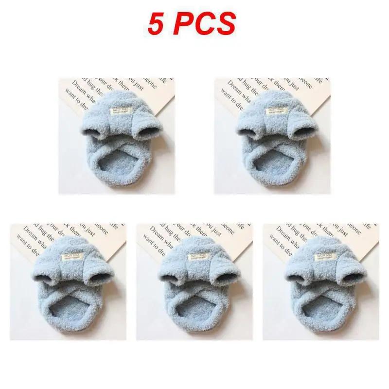 Roupas De Veludo Nuvem Para Pet, Material De Pelúcia, Pano Pequeno Pet, Suprimentos De Gato, Outono E Inverno, 5Pcs - Image 1