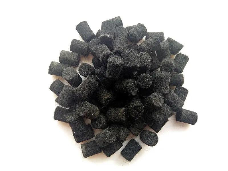 100 peças acessórios de manutenção saxofone peças feltro de lã cilíndrica (preto) - Image 1
