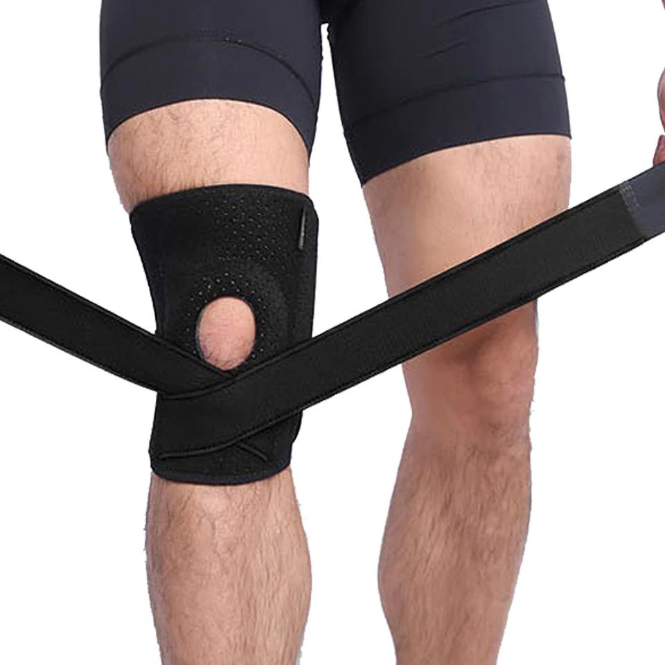 AOLIKES-Quick Dry Suporte Joelho, Coolfit, Quick Dry, Gel De Sílica, 4 Molas Sports KneePad, Patella Joelheiras, Buraco Protetor de Joelho, 1Pc - Image 1