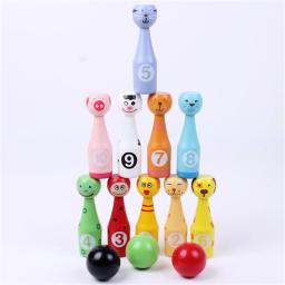 Bowling Set com Cartoon Number Print for Kids, Indoor e Outdoor Activity, Toddler Play - Image 5