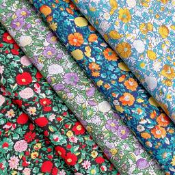 Meadow canção tecido de algodão puro impressão digital artesanal diy roupas algodão costura padrão feminino verão moda vestido tecido - Image 1