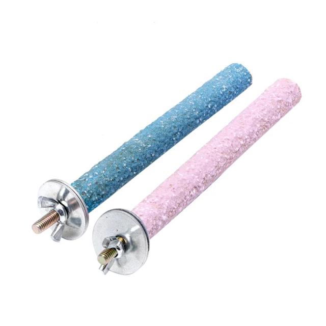 Suporte para Pássaros: Poleiro para Papagaios com Moagem e Varas para Gaiolas e Brinquedos