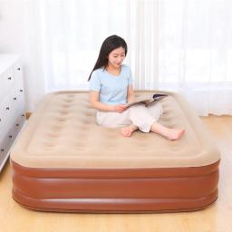Colchão de ar duplo inflável com bomba embutida, colchão inflável duplo-alto, fácil inflar, cama portátil para cama de casa - Image 6