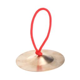 Hand Percussion Orff Instruments, Cobre, Cymbal, Criança, Crianças, Pré-escolar, Educação precoce, Buddhist Chimes, Brinquedos do presente, 9cm, 2pcs - Image 5