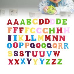 Não-tecido feltro letras do alfabeto tecido, ABC, artesanato DIY, brinquedos para crianças, Natal, decoração de aniversário, 50pcs - Image 2
