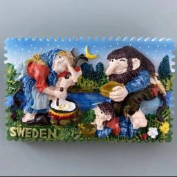 3d ímãs de geladeira para lembrança, Europa, Suécia, lembrança, etiqueta, coleção, artesanato, decoração Artigos - Image 6