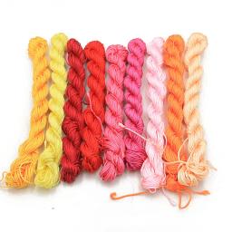 Nylon Cord Thread para DIY Jóias, nó chinês, macramé, rattail, colar, pulseira, acessórios têxteis para o lar, 25 cores, 2pcs por lote - Image 6