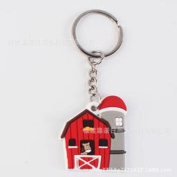Farm Animal Gift Keychain para Kid, Barnyard Party Favors, Fontes de aniversário, Baby Shower, 24pcs - Image 5