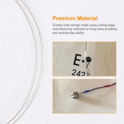 Universal portátil aço inoxidável violino cordas, conveniente leve, Material Premium, alumínio magnésio corda, fácil de tocar - Image 6