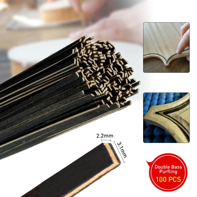 Inlays de Madeira para Instrumentos de Corda - Mais de 100 Peças para Violino, Viola, Violoncelo e Contrabaixo
