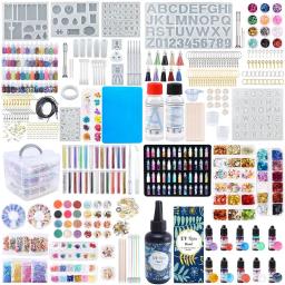 Tudo em Um Silicone Moldes Starter Kit, 1:1 Resina Epóxi Clara para Escritório, Decoração de Casa, Artesanato, Jóias DIY Fazendo Suprimentos - Image 1