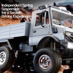 C8823 6wd rc carro 1/18 veículo de controle remoto off-road 2.4g alta velocidade escalada transporte resgate rastreador modelo brinquedos para crianças - Image 3