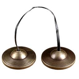 Sinos tibetanos de latão artesanal, sinos de latão Tinkle Bell, sinos de mão budistas, ioga meditação, cura sonora, instrumentos musicais infantis, Nepal - Image 6