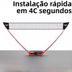 Rede de Badminton Portátil para Exterior, Estrutura Profissional Simples, Novo Produto, Suporte Móvel para Casa, Fácil de Usa... - Image 1
