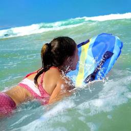 Prancha portátil inflável ao ar livre para adultos e crianças, Kickboard leve, Sea Surfing Wakeboard, Safe Swimming Bodyboard - Image 3
