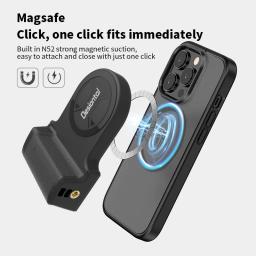 Alça de câmera magnética suporte de foto inteligente bluetooth telefone móvel anti-shake dispositivo selfie desktop carregamento sem fio suporte do telefone - Image 6