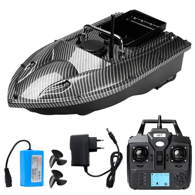 Barco Isca de Pesca Automático com Controle Remoto e Recipientes Exclusivos para Isca GPS C118 D18B V18