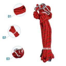 Corda de Escalada Estática, Tree Wall Climbing Equipment, Corda de segurança, Acessórios de substituição ao ar livre, 10mm, 10m - Image 2