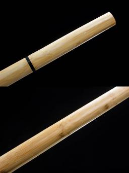 Aço inoxidável True Bamboo Tang Espada, Battle Pronto, Luta Arma, Sharp Samurai Espada, Katana, 102cm - Image 3