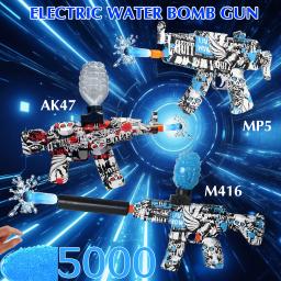 Airsoft elétrico pistola de pulverização contínua automática para adultos e crianças, jogo ao ar livre, brinquedo CS, bombardeiro água, M416, MP5, AK47 - Image 1
