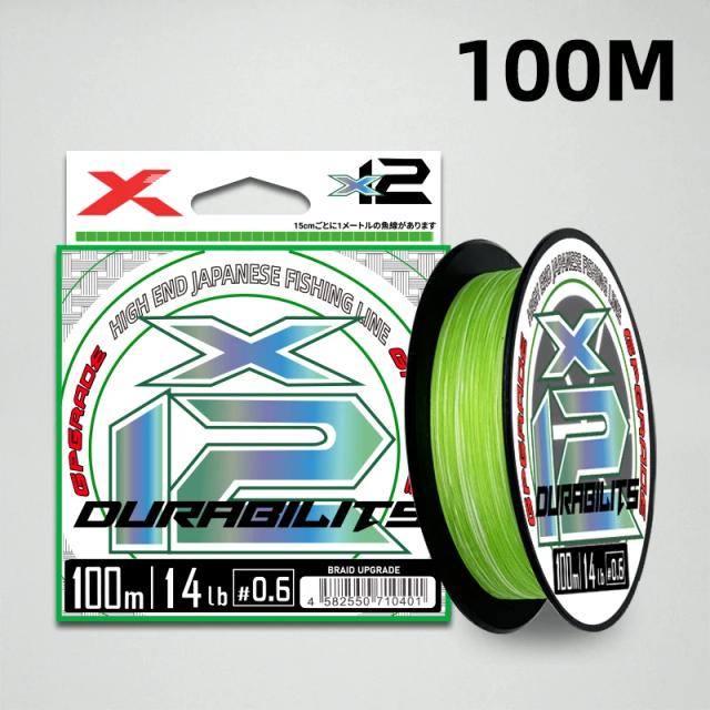 YGK Jigman Super Qualidade Linha de Pesca PE Trançada 12 Fios 13lb-79lb 150m/200m