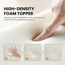 Topper de espuma para cama de cílios, colchão de espuma de alta densidade para mesa de massagem, almofada ergonômica curvada para salão de beleza - Image 5