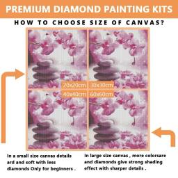 Conjunto de pintura diamante 5D para adultos e crianças, Kits de pintura para mãe e filho, Pintar por número com pedras preciosas - Image 4