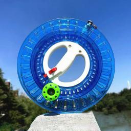 Kite Line Winder com Bloqueio, Roda de Fogo Corda, Spool com Winder, Kite Reel, PET Vem, 18 cm, 20 cm, 22 cm, 26cm - Image 1