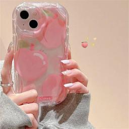 Capa 3D com borda curvada ondulada, rosa pêssego, Xiaomi Poco X5 X3 X6 Pro X4 NFC F3 F4 X4 GT M3 M4 Pro MI 11 Lite 5G NE 12T 12 Lite - Image 6