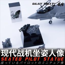 Impressão 3D Peças de Estátua Piloto Sentado, Kit Modelo Tamiya, DIY Hobby Acessórios, Galaxy FC48021-030, 1:48, F-35A, B, C - Image 4
