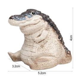 Handmade gordura crocodilo chá estatueta, chá Pet, fino acabamento, delicado, simulado decorativa, argila roxa, bonito Household Supply - Image 6