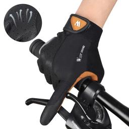 West biking luvas de ciclismo respirável dedo cheio luvas mtb bicicleta esportes das mulheres dos homens primavera outono ginásio luvas da motocicleta - Image 4