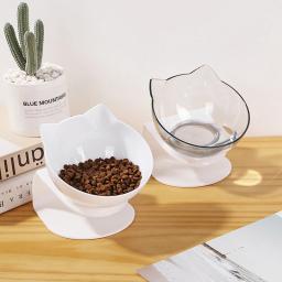 Tigela de alimentação antiderrapante com suporte, alimentador de água e alimentos, suprimentos para gatos e cães - Image 3