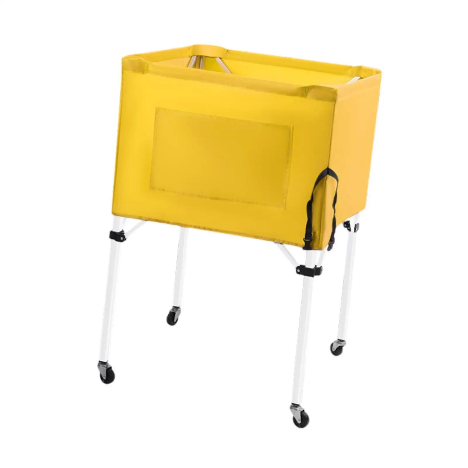 Caixa de armazenamento de bola versátil prático esportes gaiola de bola rolando carrinho de bola dobrável para vôlei garagem futebol ginásio tênis - Image 1
