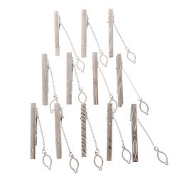 Clipe de metal para homens, fecho gravata de casamento, barra de cristal, acessórios masculinos, joias, cavalheiro, 1pc - Image 6