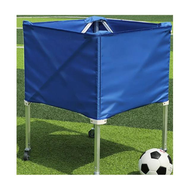 Cesta de Bola de Tênis Dobrável com Rodas para Transporte de Basquete e Futebol