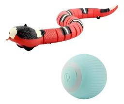 Brinquedos interativos Snake Ball para gatos e cães, suprimentos fofos de gatinho com Gachapon Toys, Friday addams Acessórios - Image 1