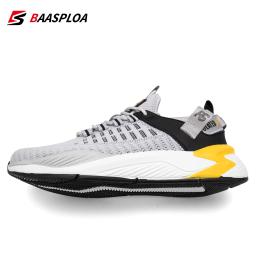 Baasploa-Tênis de corrida leve masculino, tênis de treino respirável antiderrapante, tênis para caminhada, moda, 2023 - Image 4