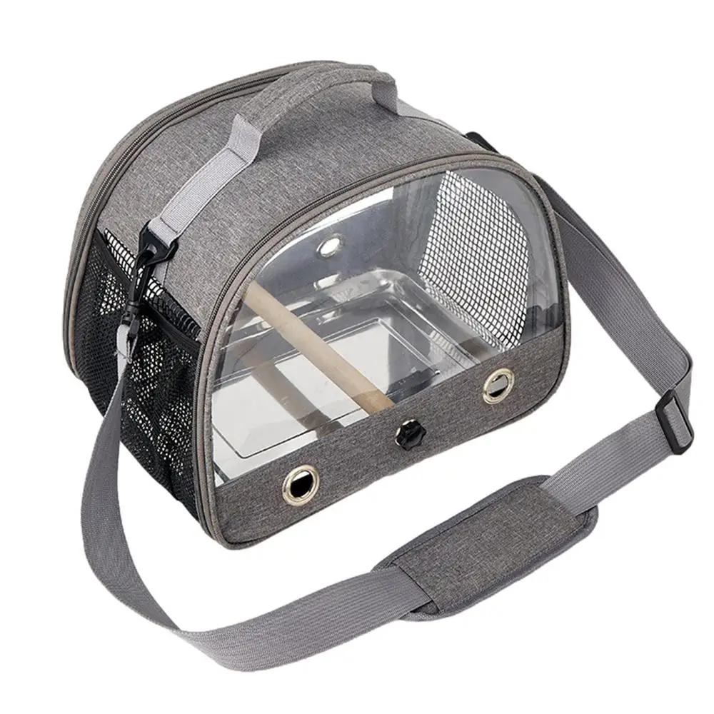 Gaiola De Viagem De Pássaro Portátil Com Em Pé, Papagaio Transportador, Respirável Pet Travel Bag gaiolas para pássaro - Image 1
