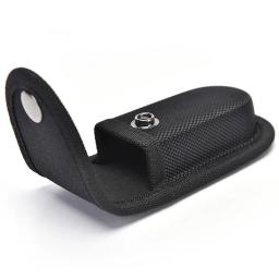 Bainha preta Fold Knife e Alicate Bag, Bolsa, bainha, Nylon Belt Loop, transportar, armazenamento, Suporte lanterna, cintura Pack - Image 2