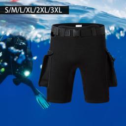 Shorts de mergulho feminino com cinto ajustável, shorts wetsuit para surf - Image 3