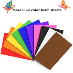 Cor Espuma Folhas para Projeto Artesanato, Conjunto de Papel Espuma, Preschoolers Scrapbooking, DIY, Espuma EVA Folhas Artesanato, 5-10Pcs - Image 2