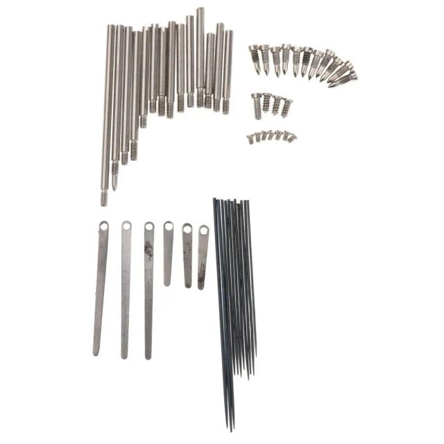 Kit Completo de Reparo para Clarinete: Mola de Aço, Folha, Chave, Rolos, Parafusos e Agulha de Palheta