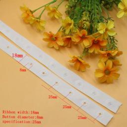 2 / 5 jardas/lote botões de pressão de resina redonda prendedores de pressão de plástico snaps fivela de cinto para roupas de bebê fita vestuário accessori - Image 6